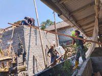Kodim Tabanan dan Dinas PUPRPKP Bangun RTLH di Baturiti Kodim Tabana
