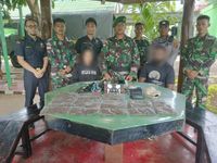Kado Prestasi di HUT Ke-78 TNI, Yonif 122/TS Berhasil Gagalkan Penyelundupan Ganja Jayapura