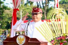 Sekda Alit Wiradana Pimpin Apel Peringatan Hari Kesaktian Pancasila di Kota Denpasar pancasila