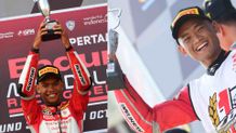 CBR Series Antar Astra Honda Raih Dua Gelar Juara Nasional di Mandalika Racing Series podium