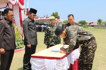 Sekda Suyasa Harap Generasi Muda Junjung Tinggi Bangsa dan Negara Ditengah Digitalisasi Serah Terima Pataka