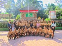 Gali Bakat dan Minat Jeda UTS, Mahasiswa Kampus Mengajar Angkatan Enam SMPN Hindu 2 Payangan Gelar Festival KM Enam Payangan Payangan