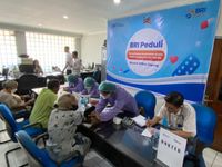 Meriahkan HUT Ke-128, BRI Regional Office Denpasar Beri Layanan Pemeriksaan Kesehatan Gratis ke Nasabah HUT BRI