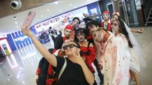 Halloween, Nuansa Horor Terasa di Bandara Internasional I Gusti Ngurah Rai Hallowen