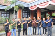 Bupati Tamba Terima Jajaran Komisioner KPU Jembrana Bupati Tamba