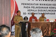Kepala Kewilayahan dan Kadus/Kaling se-Kecamatan Densel Digembleng Sosialiasi Wawasan Kebangsaan Sosialisasi Wawasan Kebangsaan