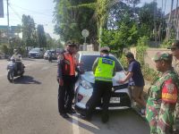 Tim Gabungan Dishub Denpasar Tertibkan Parkir Sembarangan di Bypass Ngurah Rai Kawasan Pelabuhan Sanur Sidak Lalu Lintas