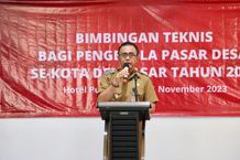 Wali Kota Jaya Negara Buka Bimtek Pengelola Pasar se-Kota Denpasar, Jadikan Pasar Desa Sebagai Sektor Penggerak Ekonomi Kerakyatan Bimtek Pengelola Pasar se-Kota Denpasar