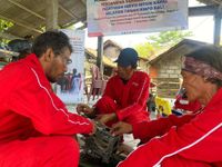 Kolaborasi Pertamina Wujudkan Kesejahteraan Nelayan Melalui Bengkel Pertamina Sahabat Nelayan di Karangasem Nelayan Karangasem