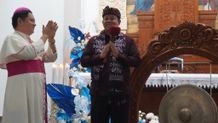 Buka Sinode V Keuskupan Denpasar, Pj Gubernur Mahendra Jaya Serukan Pemilu Harus Penuh Kedamaian dan Sukacita Sinode V Keuskupan Denpasar