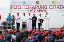 Presiden Jokowi Resmikan PLTS Terapung Cirata 192 MWp, Terbesar di Asia Tenggara PLTS