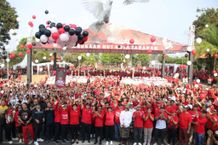 Ribuan Masyarakat Tabanan Sambut Suka Cita Pembukaan HUT Ke-530 Kota Singasana HUT Kota