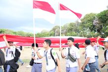 Kirab Merah Putih, Meriahkan Peringatan Hari Pahlawan dan Sumpah Pemuda di Kota Denpasar Kirab Merah Putih