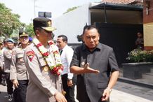 Sinergi Kesiapan Pengamanan Pemilu, Bupati Tamba Sambut Kunjungan Kapolda Bali kapolda bali