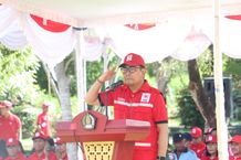 Wawali Arya Wibawa Pimpin Apel Hari Relawan PMI, Apresiasi Peran Relawan Harapkan PMI Denpasar Jadi Role Model Kemanusiaan Hari Relawan PMI