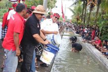 Dukung Kreativitas Sekaa Teruna, Bupati Tabanan Buka Lomba Mancing di Desa Wanasari dan Biaung Lomba mancing
