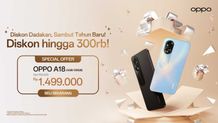Banjir Diskon hingga Rp300.000, OPPO Tawarkan Bonus Dadakan Akhir Tahun untuk Smartphone OPPO A18 Oppo