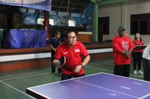 Wawali Arya Wibawa Buka Tenis Meja Antar Dusun se-Dauh Puri Kauh Tenis Meja