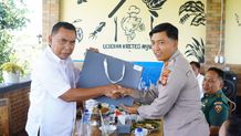 Pindah Tugas, Kapolres Jembrana Pamitan dengan Bupati Jembrana Pindah Tugas