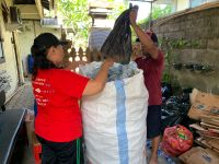 Antusias Masyarakat Kelurahan Dauh Puri Manfaatkan Bank Sampah, Kumpulkan Sampah Non Organik Hingga Ratusan Kilogram Bank Sampah