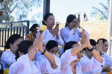 Serangkaian Perayaan Hari Ibu, DWP Kota Denpasar Gelar Persembahyangan di Pura Pucak Mangu Persembahyangan