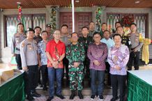Pastikan Keamanan dan Kelancaran Persiapan Natal, Tim Gabungan Gelar Patroli Tiga Pilar Sasar Gereja di Kota Denpasar patroli