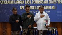 Bupati Jembrana Terima Laporan Hasil Pemeriksaan BPK Perwakilan Provinsi Bali Bupati Jembrana