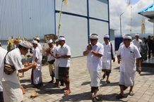 Bertepatan dengan Rahinan Tumpek Landep, RMU Penyaringan Dipelaspas RMU Penyaringan
