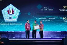 Pemkot Denpasar Raih Anugerah Meritokrasi KASN 2023, dengan Predikat Sangat Baik KASN