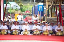Pemkab Tabanan Gelar Upacara Tawur Agung Panca Wali Krama Kantor Bupati Tabanan
