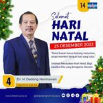 Dadang Hermawan Ucapkan Selamat Hari Natal Natal