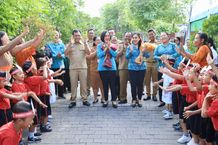TP PKK Bali “Berkunjung dan Berbagi” Kota Denpasar, Ida Mahendra Jaya Sosialisasikan Pentingnya Kesehatan Gigi Anak dan Balita Berkunjung dan Berbagi