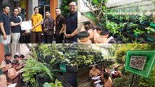 SDN 18 Dangin Puri Gandeng Komunitas Laksana Becik Kenalkan Toga Melalui Program Kebun Edukasi SD
