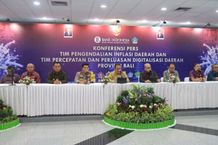 Bupati Tamba Hadiri High Level Meeting Bersama TPID dan TP2DD Provinsi Bali TPID