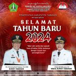 Bupati Tabanan dan Wakil Bupati Tabanan Mengucapkan Selamat Tahun Baru 2024 Kepada Seluruh Elemen Masyarakat Tahun Baru