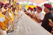 Hadiri Karya Ngaben Bersama, Bupati Tabanan Takjub Gotong Royong Warga Desa Adat Kuwum Ngaben Bersama