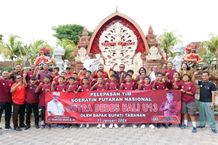 Bupati Tabanan Bangga Tim Sepak Bola U-13 Tabanan Maju ke Final Piala Soeratin U-13 2024 Bekasi Piala Soeratin