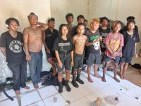 Ganggu Ketertiban Umum, Sat Pol PP Denpasar Gandeng Polsek Denut Tertibkan Anak Punk Anak Punk