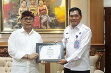 Aktif Fasilitasi Upaya P4GN, Pemkot Denpasar Terima Pengharagaan Dari BNN Kota Denpasar Penghargaan P4GN