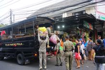 Mengganggu Ketertiban Umum, Pedagang Tumpah di Kawasan Pasar Sanglah Ditertibkan penertiban