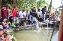 Lomba Mancing Air Deras Panglan Kelodan Mengwi Dibuka Sekda Adi Arnawa Lomba Mancing