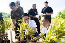 Sekda Adi Arnawa Hadiri Penanaman 10.000 Mangrove di Kawasan Tahura Tanjung Benoa Mangrove