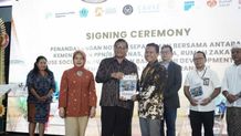 Lakukan Penandatangan MoU dengan Bappenas, Pemkot Denpasar Fokus Pembangunan dan Pengembangan Desa Wisata Serangan MoU Serangan
