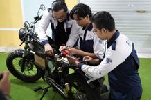 Mahasiswa UGM Kembangkan Sepeda Motor Listrik dengan TKDN Tinggi Motor Listrik UGM