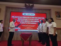 Pelantikan Pengurus dan Musyawarah Kerja Palang Merah Remaja di Kabupaten Bangli PMI PMR