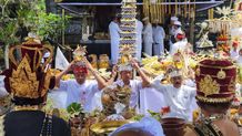 Pemkab Tabanan Ngayah Karya Tawur Balik Sumpah dan Mendem Pedagingan di Pura Basukian Puseh Jagat Besakih Pemkab Tabanan Ngayah