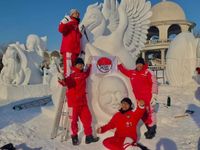 Pemuda Tabanan Ukir Prestasi di Harbin International Snow Sculpture Competition Harbin International Snow Sculpture Competition