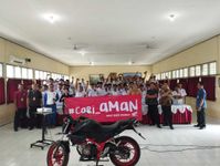 Buka Tahun dengan #Cari_Aman Bersama Siswa SMK Negeri 2 Negara Safety Riding