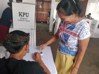 KPU Karangasem Kembali Gelar Simulai, yang Hadir dapat Baju Kaos dan Pengganti Transport Simulasi