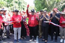 Bupati Sanjaya Resmikan Jembatan Geluntung – SP. Uma Bali Bupati Sanjaya